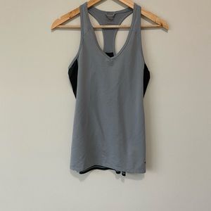 The North Face grey black top for sport